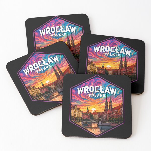 Item preview, Wroclaw Poland Travel Trippy Art designed and sold by TomFrontierArt.