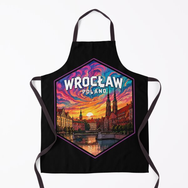Item preview, Wroclaw Poland Travel Trippy Art designed and sold by TomFrontierArt.