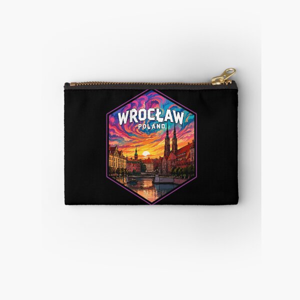Item preview, Wroclaw Poland Travel Trippy Art designed and sold by TomFrontierArt.