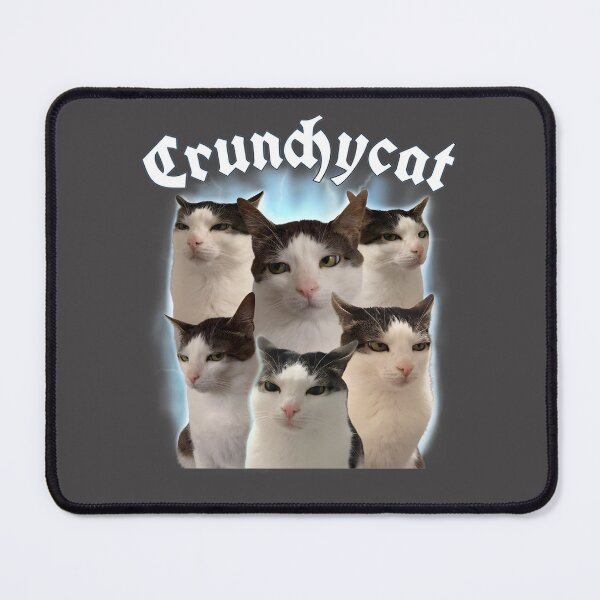 Item preview, Crunchy Cat Funny Meme Art - Cute Chewing Kitten Design For Cat Lovers | Limited Edition designed and sold by Yobconcept.