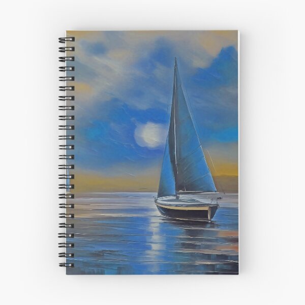 Item preview, A Sailboat in a Blue Sunset designed and sold by Jasna Dragun.