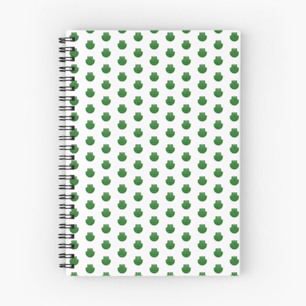 Item preview, Dark Green Scallop Seashell Beach Graphic designed and sold by pattern-archive.