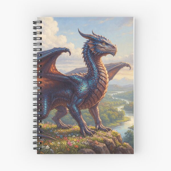 Item preview, Detailed Dragon Fantasy Landscape - Panoramic Deskmat I designed and sold by Yaremchuk.