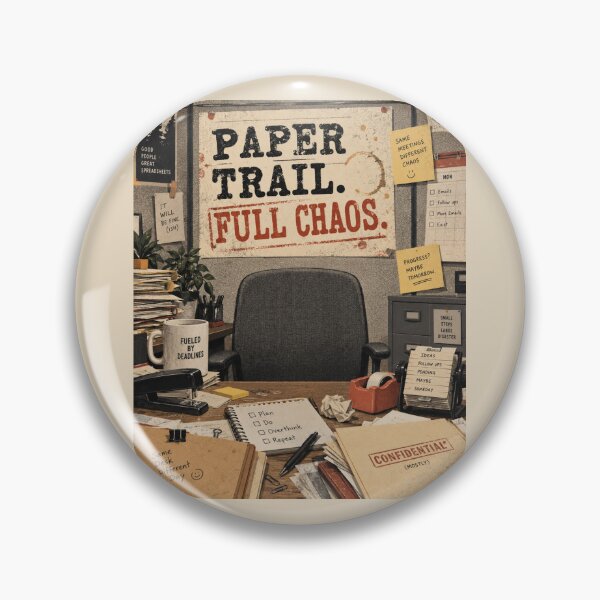 Item preview, Paper Trail Full Chaos Funny Office Mockumentary T-Shirt designed and sold by Fanverse Merchandise.