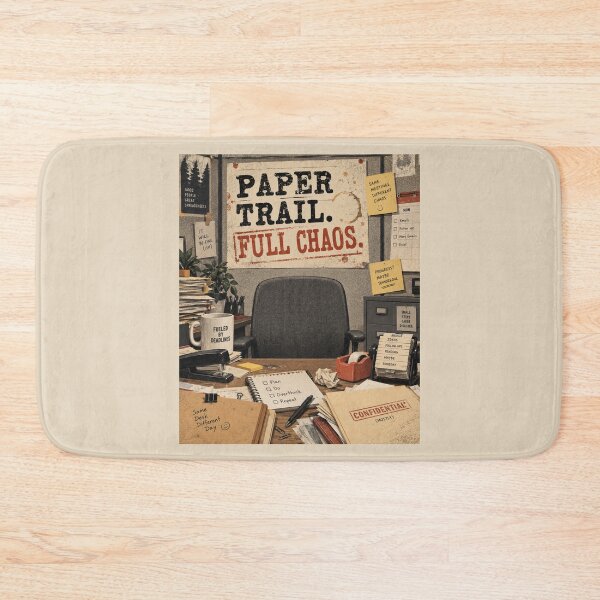 Item preview, Paper Trail Full Chaos Funny Office Mockumentary T-Shirt designed and sold by Fanverse Merchandise.