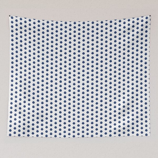 Item preview, Navy Blue Scallop Seashell Beach Graphic designed and sold by pattern-archive.