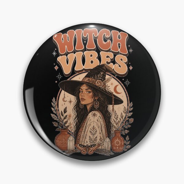 Item preview, Retro Boho Witch Vibes - Celestial Spooky Season Aesthetic designed and sold by emiliacreations.