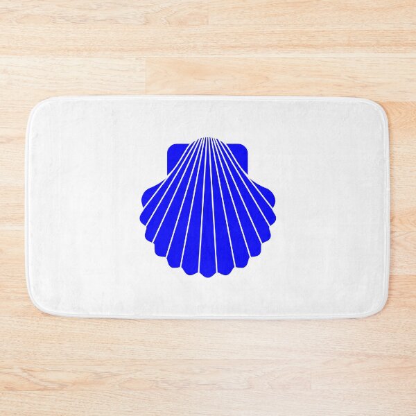 Item preview, Blue Scallop Seashell Beach Graphic designed and sold by pattern-archive.