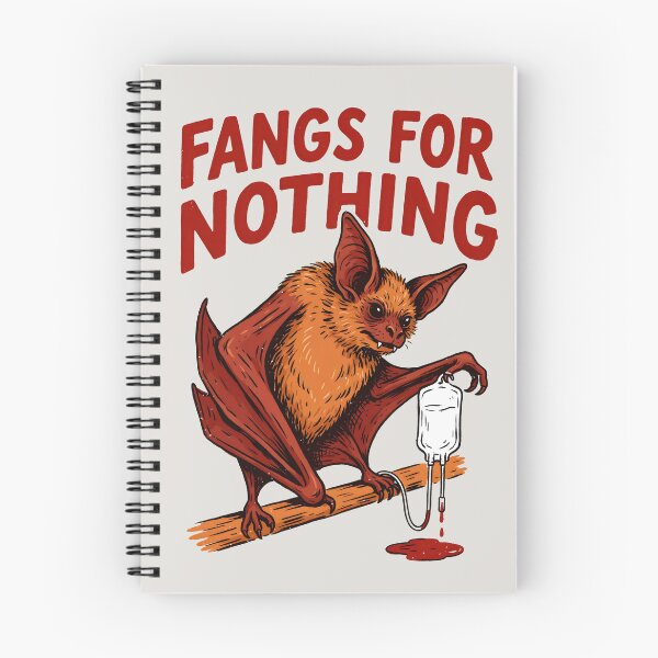 Item preview, Fangs For Nothing - Sarcastic Vampire Bat designed and sold by MagicTheDog.