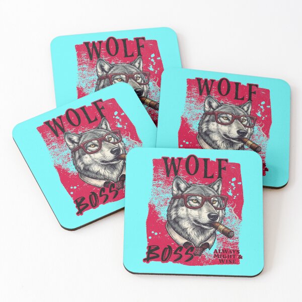 Item preview, Wolf Cigar Mafia Boss - Always Might & Wise designed and sold by PixelsPaws.