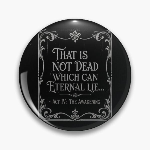 Item preview, Lovecraft That Is Not Dead Eternal Lie Quote designed and sold by Fenay Designs.