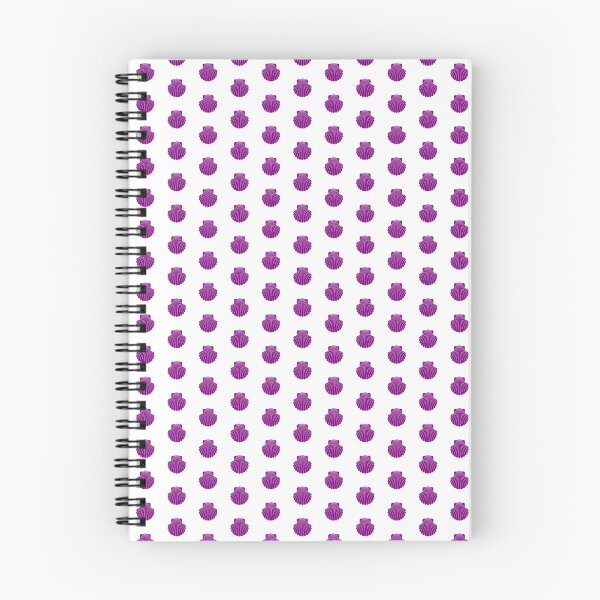 Item preview, Purple Scallop Seashell Beach Graphic designed and sold by pattern-archive.