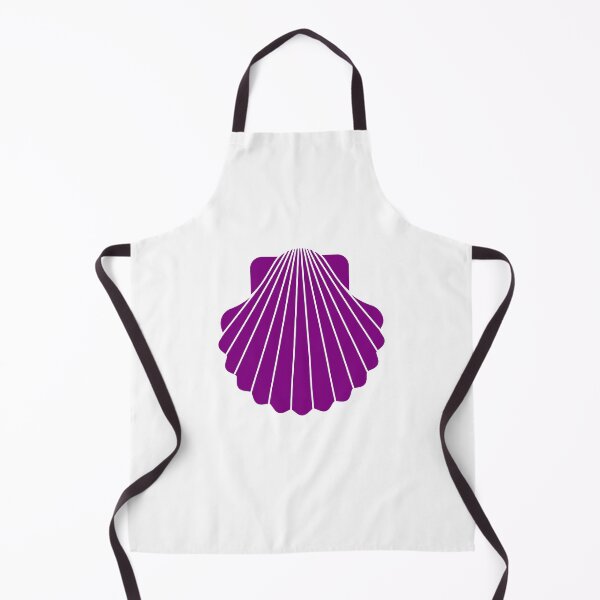 Item preview, Purple Scallop Seashell Beach Graphic designed and sold by pattern-archive.