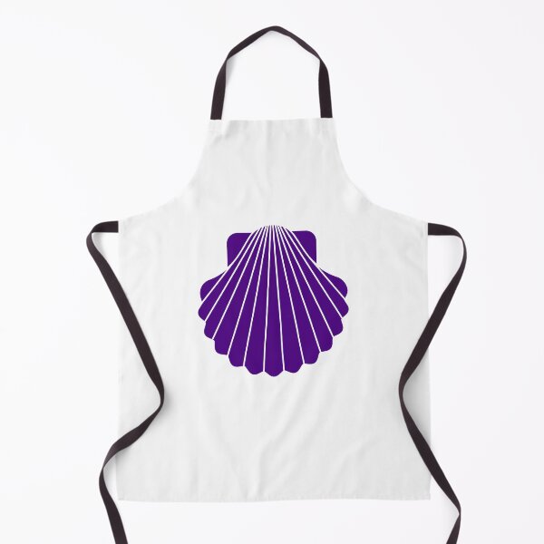 Item preview, Dark Purple Scallop Seashell Beach Graphic designed and sold by pattern-archive.
