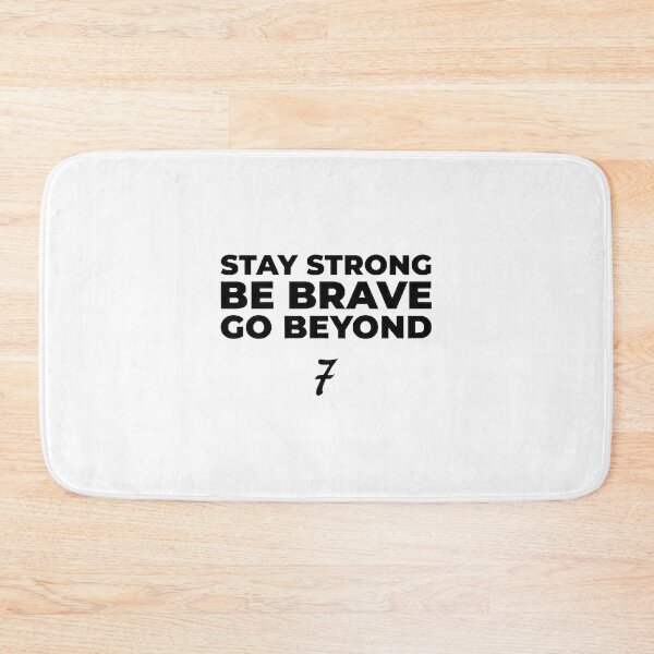 Item preview, Motivational Quote Iphone Case - Stay Strong, Be Brave, Go Beyond Design | Best Buy designed and sold by Film Tees Official.