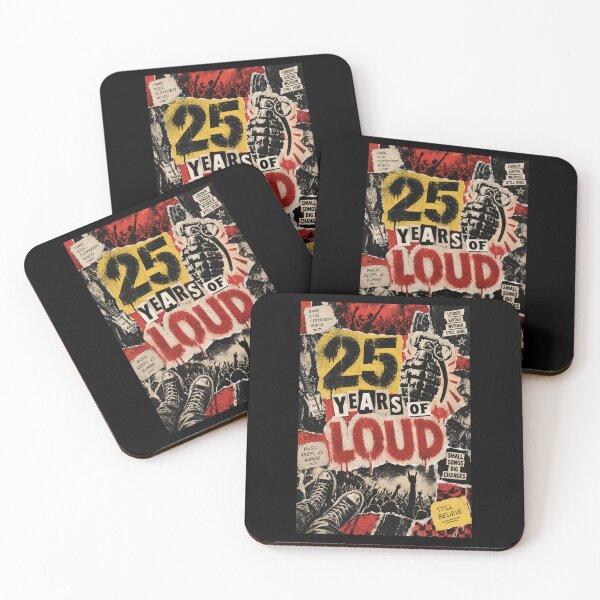 Item preview, 25 Years Of Loud Punk Rock Anniversary Graphic T-Shirt designed and sold by Fanverse Merchandise.