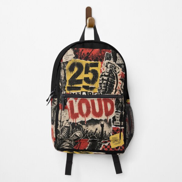 Item preview, 25 Years Of Loud Punk Rock Anniversary Graphic T-Shirt designed and sold by Fanverse Merchandise.