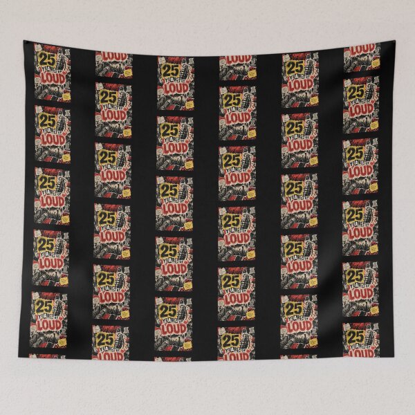 Item preview, 25 Years Of Loud Punk Rock Anniversary Graphic T-Shirt designed and sold by Fanverse Merchandise.