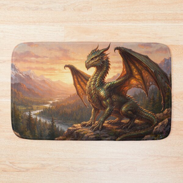 Item preview, Detailed Dragon Fantasy Landscape - Panoramic Deskmat II designed and sold by Yaremchuk.
