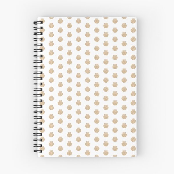 Item preview, Tan Scallop Seashell Beach Graphic designed and sold by pattern-archive.