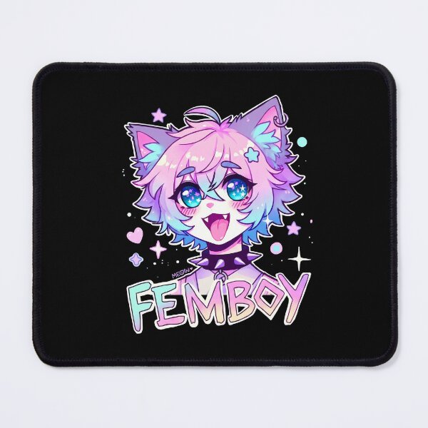 Item preview, Cute Anime Femboy Catboy Pink Purple Kawaii designed and sold by thefirstbroo.