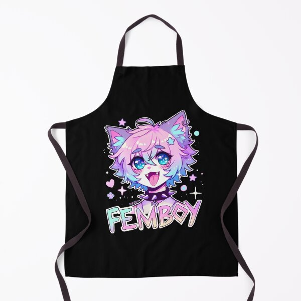 Item preview, Cute Anime Femboy Catboy Pink Purple Kawaii designed and sold by thefirstbroo.