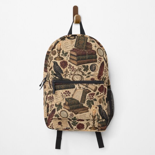 Item preview, Ink And Candlelight Dark Academia Seamless Pattern Design designed and sold by Fanverse Merchandise.