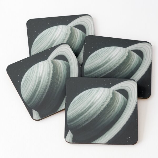 Item preview, Grey Green Ringed Planet #1 designed and sold by Jadelight's AI Slop.