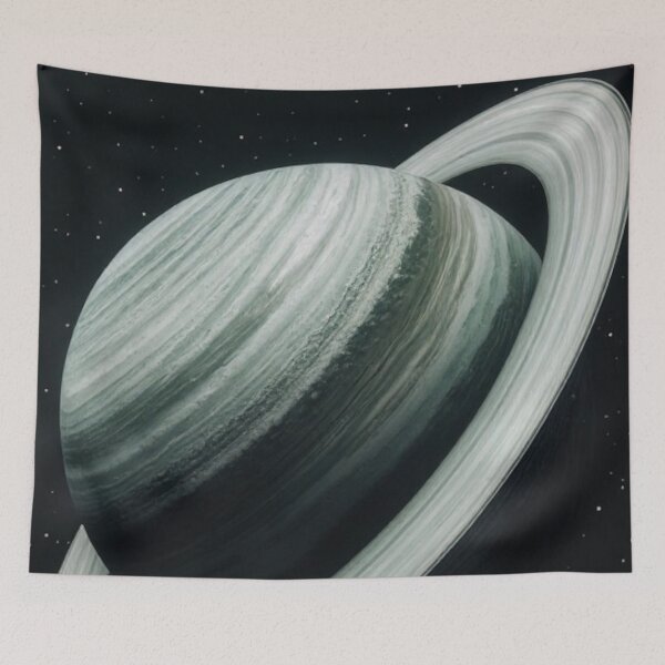 Item preview, Grey Green Ringed Planet #1 designed and sold by Jadelight's AI Slop.