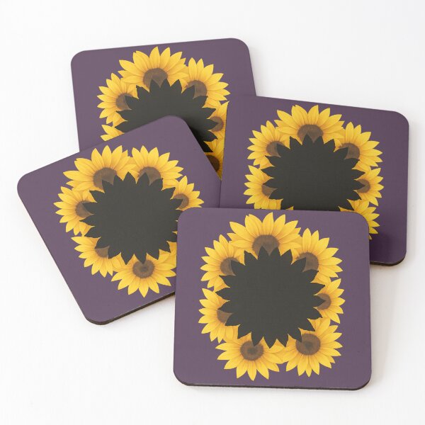 Item preview, Sunflower Silhouette – Bright Yellow Floral Art designed and sold by BROHLine Studio.