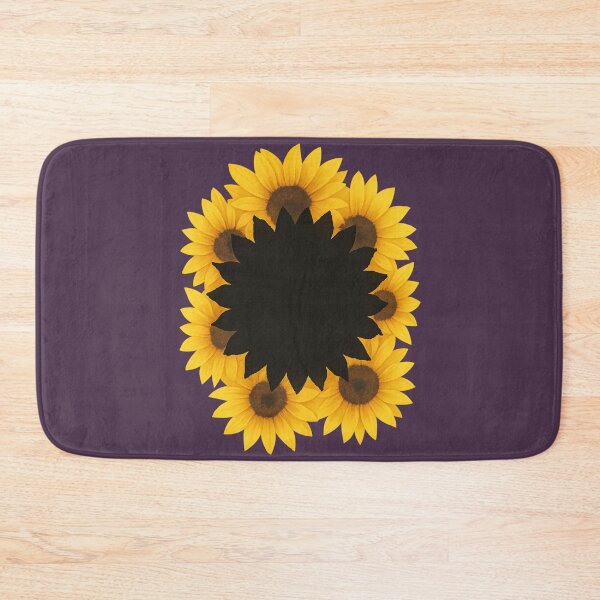 Item preview, Sunflower Silhouette – Bright Yellow Floral Art designed and sold by BROHLine Studio.