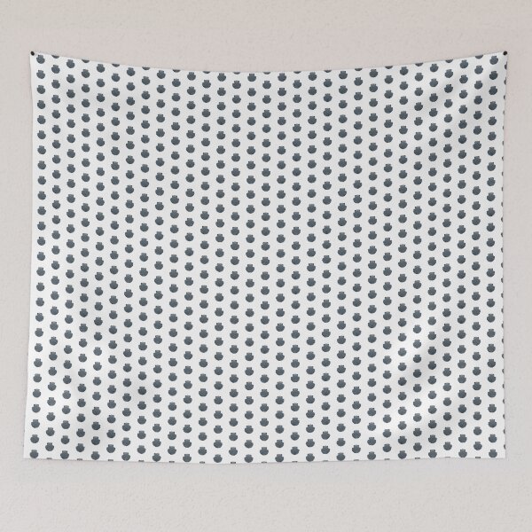 Item preview, Charcoal Scallop Seashell Beach Graphic designed and sold by pattern-archive.