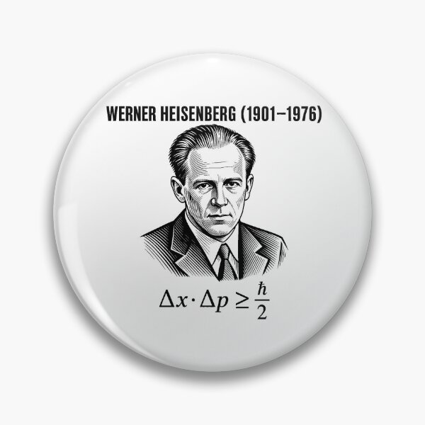 Item preview, Werner Heisenberg Uncertainty Principle Engraving designed and sold by Art&Fun.