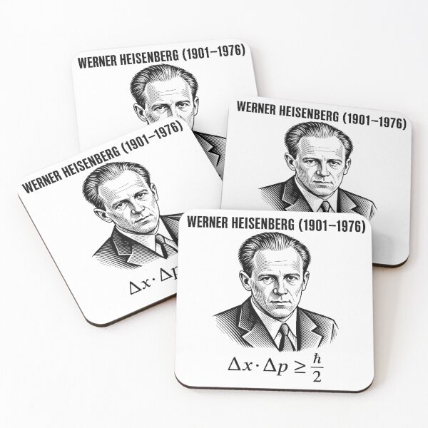 Item preview, Werner Heisenberg Uncertainty Principle Engraving designed and sold by Art&Fun.