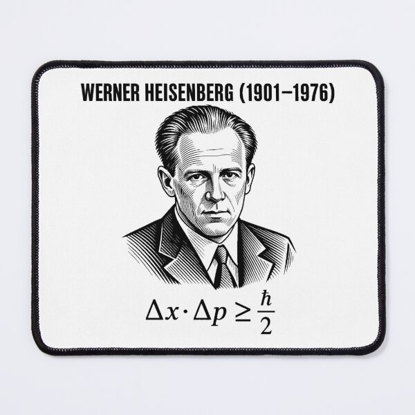 Item preview, Werner Heisenberg Uncertainty Principle Engraving designed and sold by Art&Fun.
