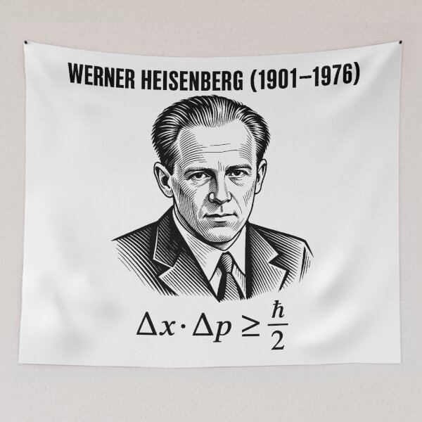 Item preview, Werner Heisenberg Uncertainty Principle Engraving designed and sold by Art&Fun.