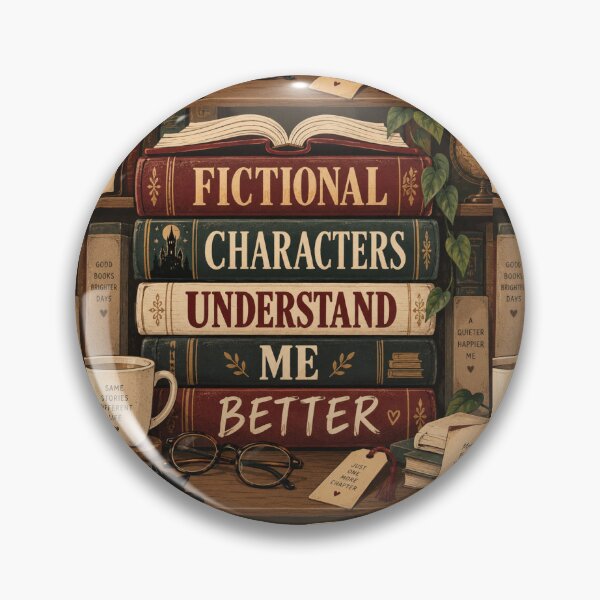 Item preview, Fictional Characters Understand Me Better Funny Bookish T-Shirt designed and sold by Fanverse Merchandise.