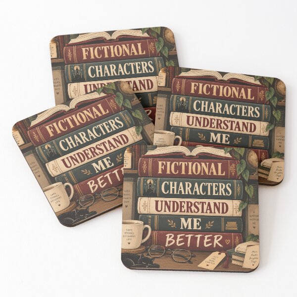Item preview, Fictional Characters Understand Me Better Funny Bookish T-Shirt designed and sold by Fanverse Merchandise.