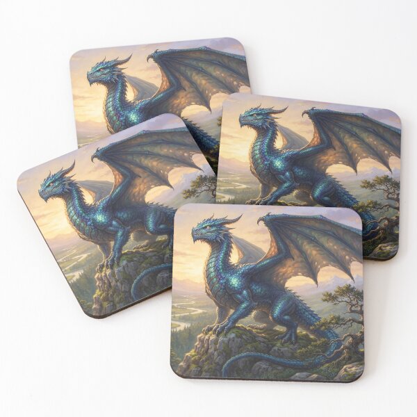 Item preview, Detailed Dragon Fantasy Landscape - Panoramic Deskmat III designed and sold by Yaremchuk.