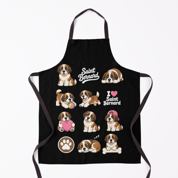 Item preview, Cute Saint Bernard stickers and apparel design designed and sold by rafaeltto.