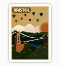 Bristol Travel Poster Sticker