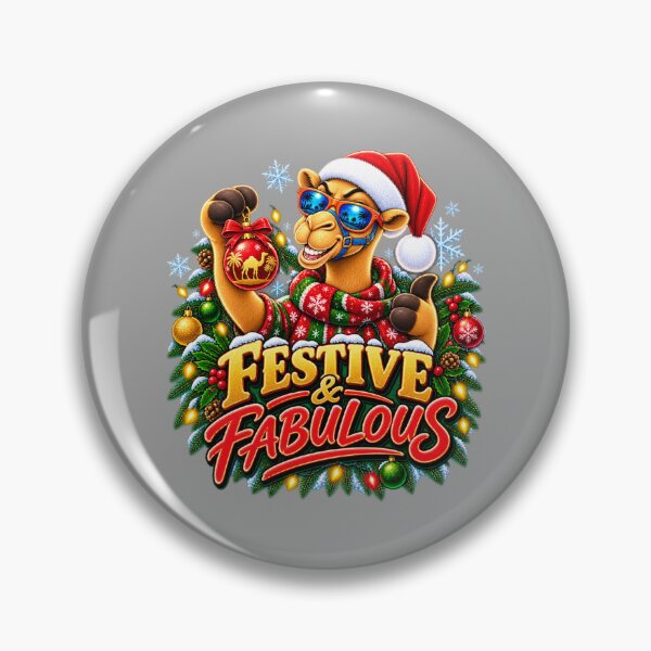 Item preview, Festive and Fabulous – Fun Christmas Gift for Camel Lovers – Funny Camel T-Shirt Gift for Animal Lovers designed and sold by Camel & Quirk.