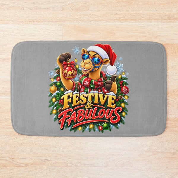 Item preview, Festive and Fabulous – Fun Christmas Gift for Camel Lovers – Funny Camel T-Shirt Gift for Animal Lovers designed and sold by Camel & Quirk.