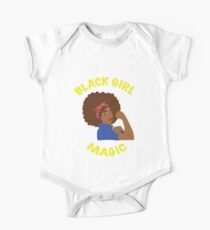 Black Girl Magic Afro Rosie The Rivetor One Piece - Short Sleeve