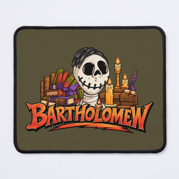 Item preview, Bartholomew Gothic Skeleton with Books and Candles designed and sold by Exploorer Design.