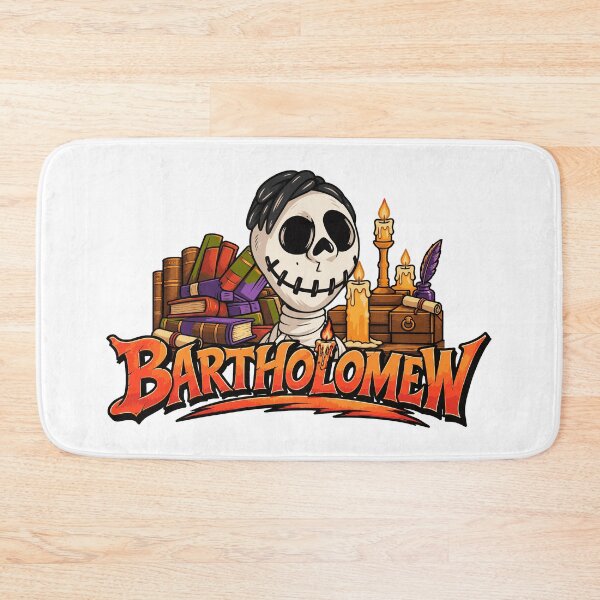 Item preview, Bartholomew Gothic Skeleton with Books and Candles designed and sold by Exploorer Design.