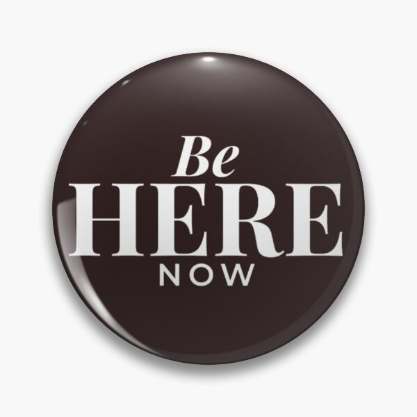 Item preview, Be Here Now - Mindfulness & Present Moment Typographic Art designed and sold by Farahsalama.