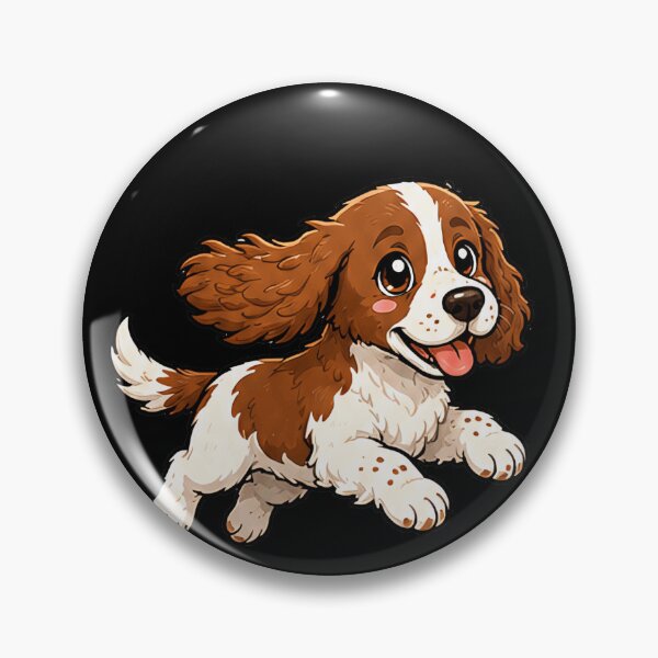 Item preview, Cute Welsh Springer Spaniel stickers and apparel design designed and sold by rafaeltto.