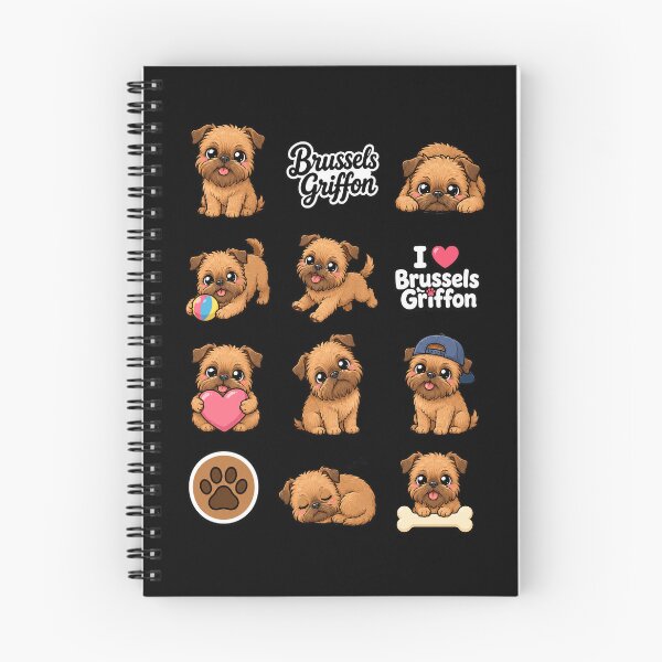 Item preview, Cute Brussels Griffon stickers and apparel design designed and sold by rafaeltto.