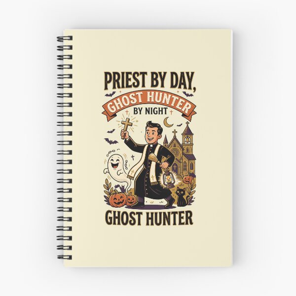 Item preview, Priest by day, ghost hunter by night - Halloween for priest designed and sold by ParadoxParadox.